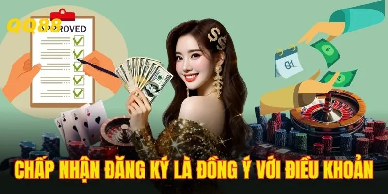 Xác nhận đăng ký là đồng ý với mọi quy định